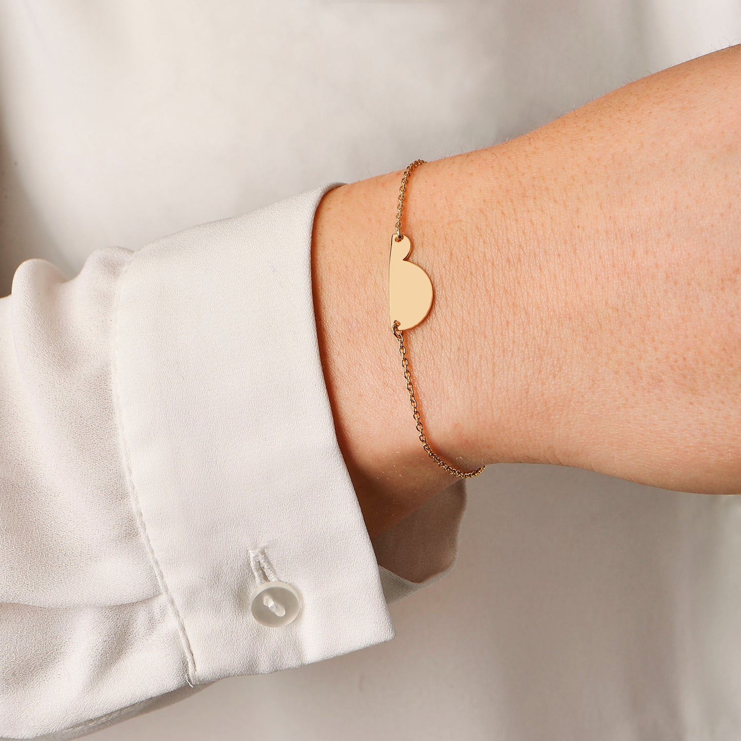Bracelet chaîne or - b.doo