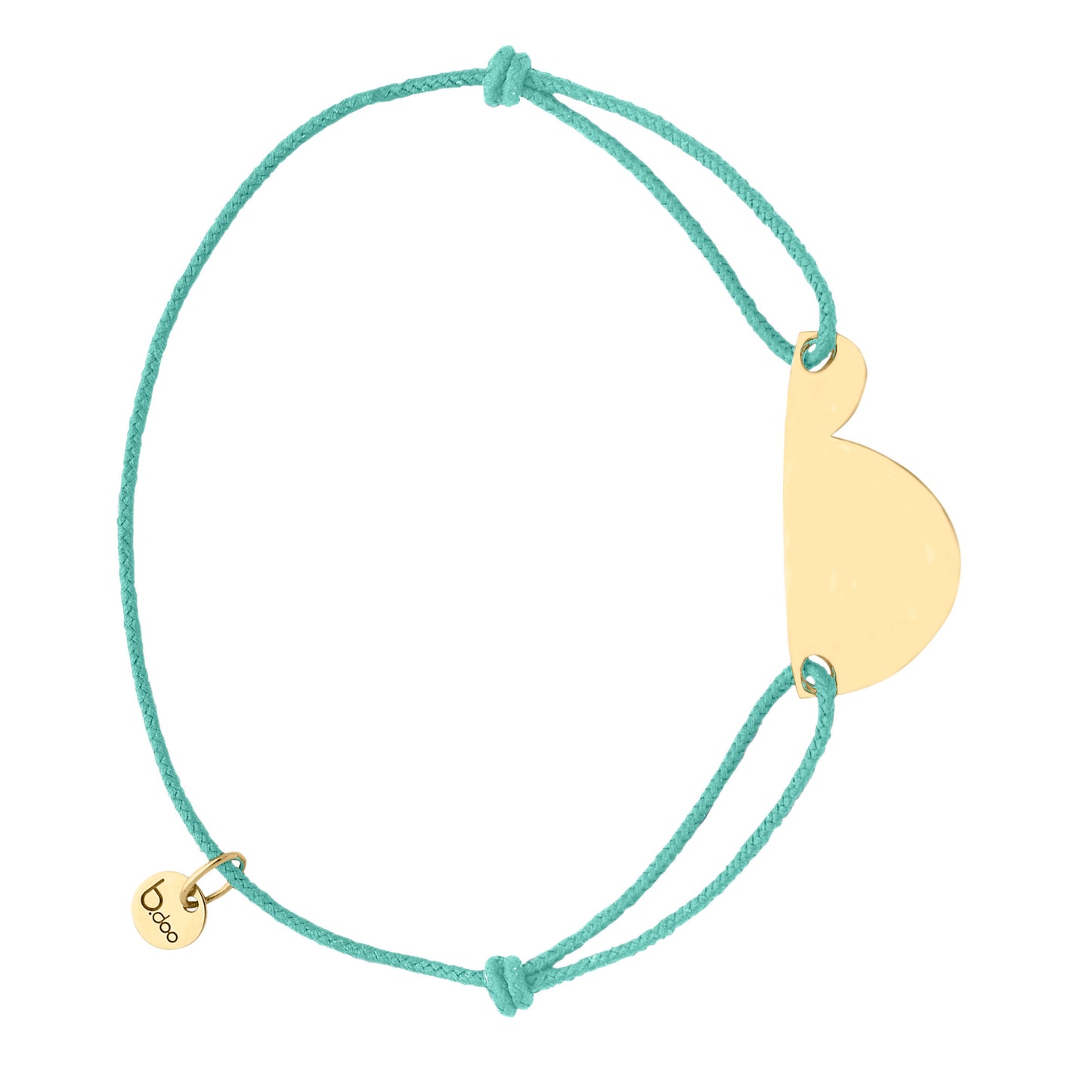 Bracelet cordon (future) maman - petit modèle b.doo - or ou argent